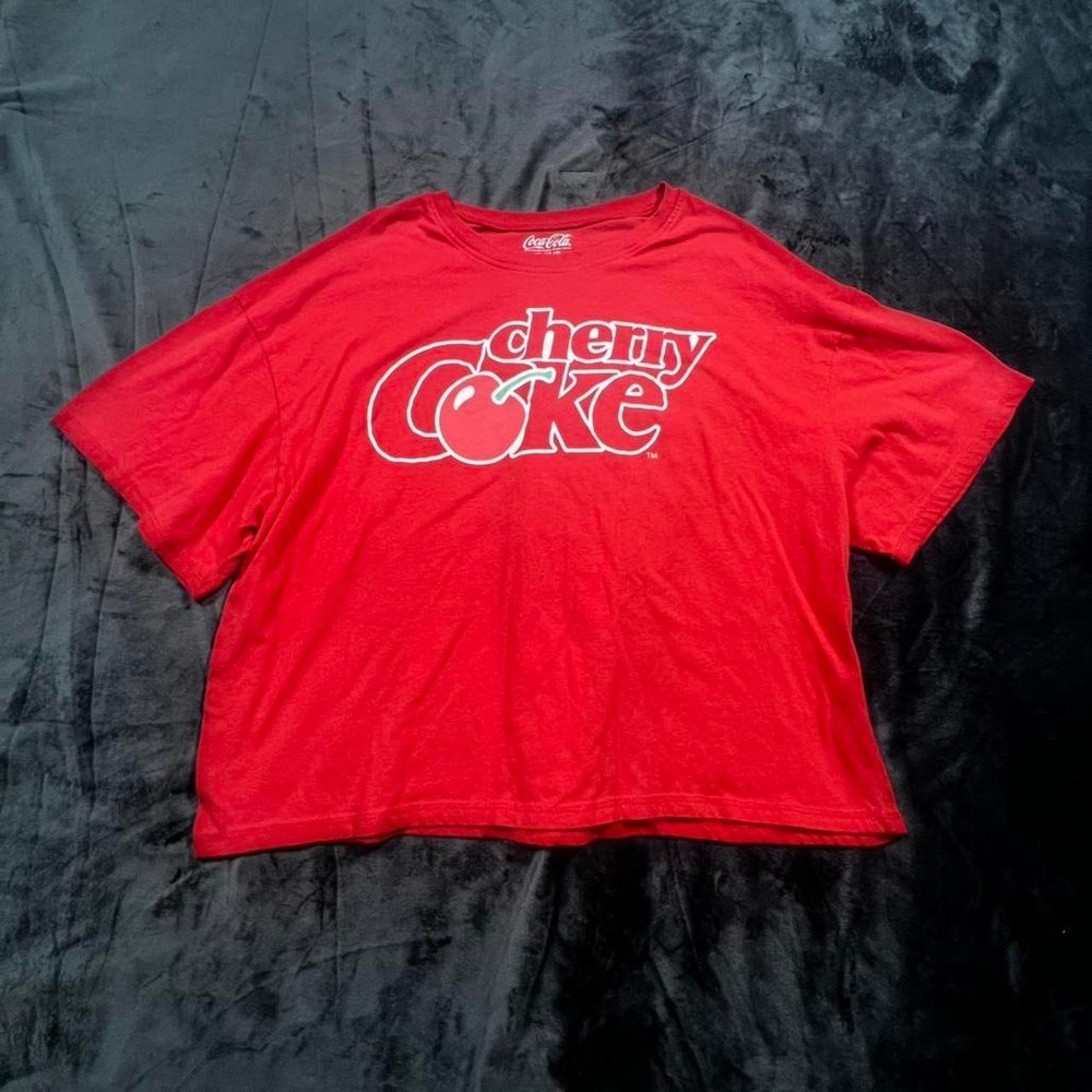 Coca-Cola Cherry Coke Graphic Crop Tee XL (16–18)